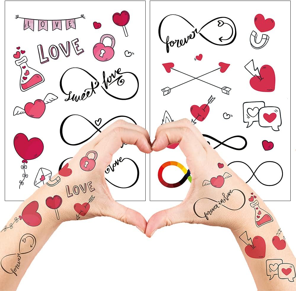 Everjoy 25+ Diseños Realistas Infinite Love Heart