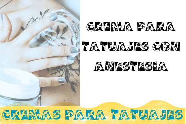 crema para tatuajes con anestesia