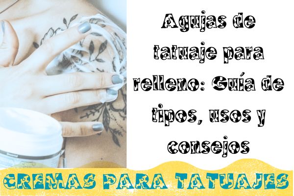 Agujas de tatuaje para relleno